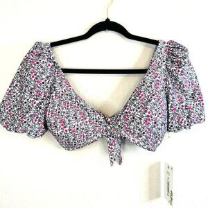 Chelsea & Violet Bikini Shoulder Top M